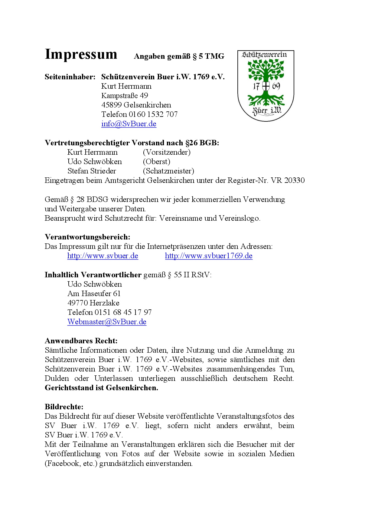 Impressum 2025