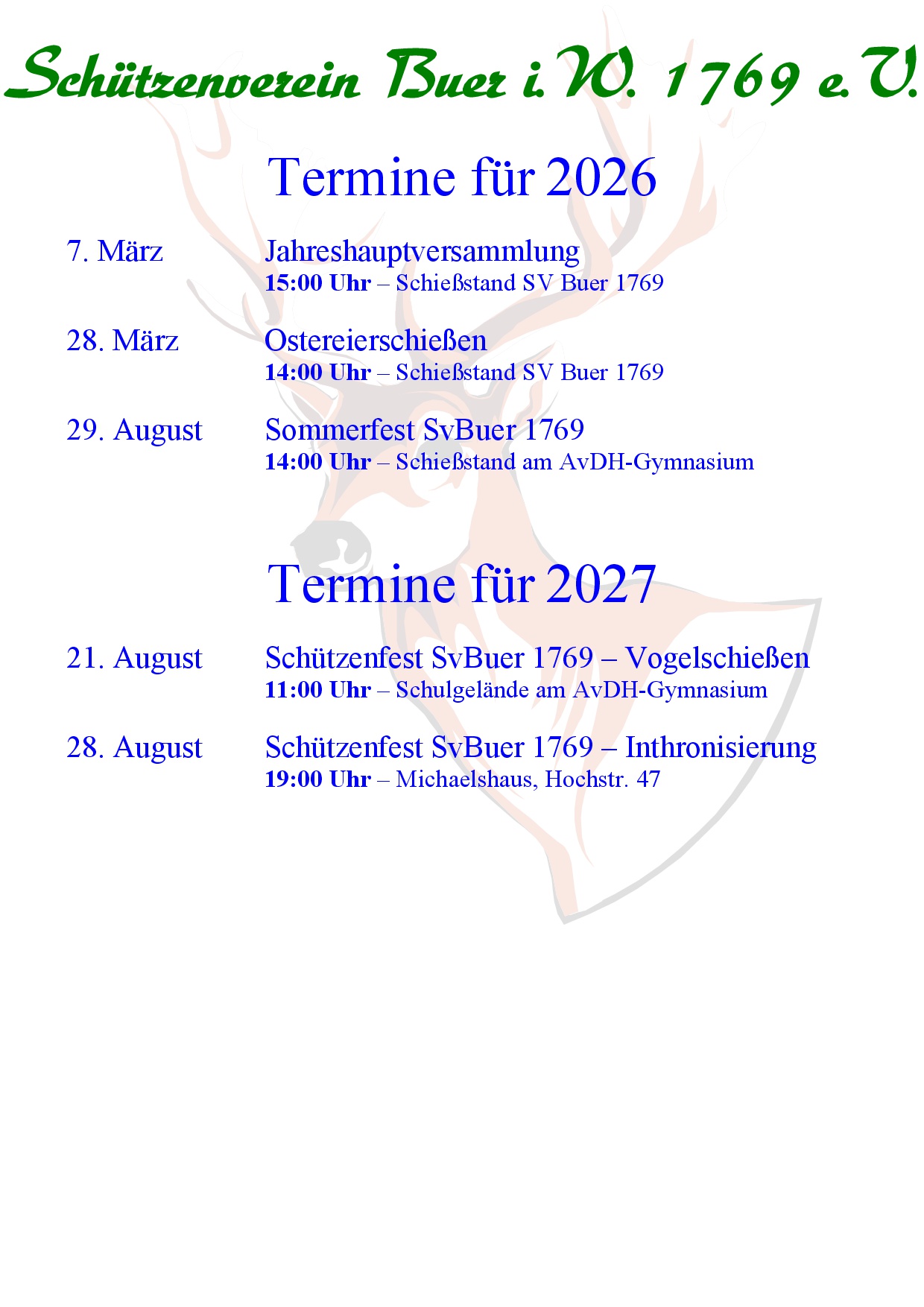 Termine 2024