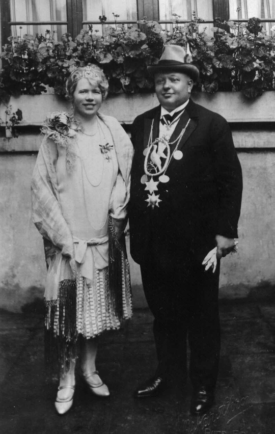 Königspaar 1927 Halbeisen-Meese