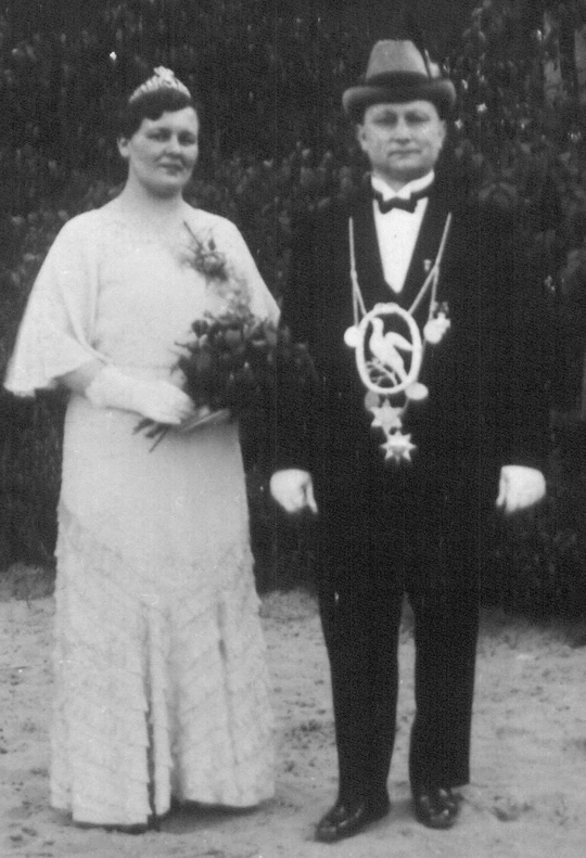 Königspaar 1933 Schuh-Hegemann